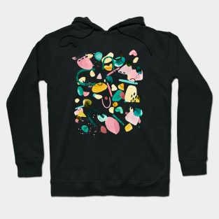 Geometric Organic Pieces Hoodie